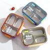 304 Roestvrij Staal Geïsoleerde Lunchbox, Voedselkwaliteit, Twee Vakken met Soepkom voor Studenten of Kantoorpersoneel