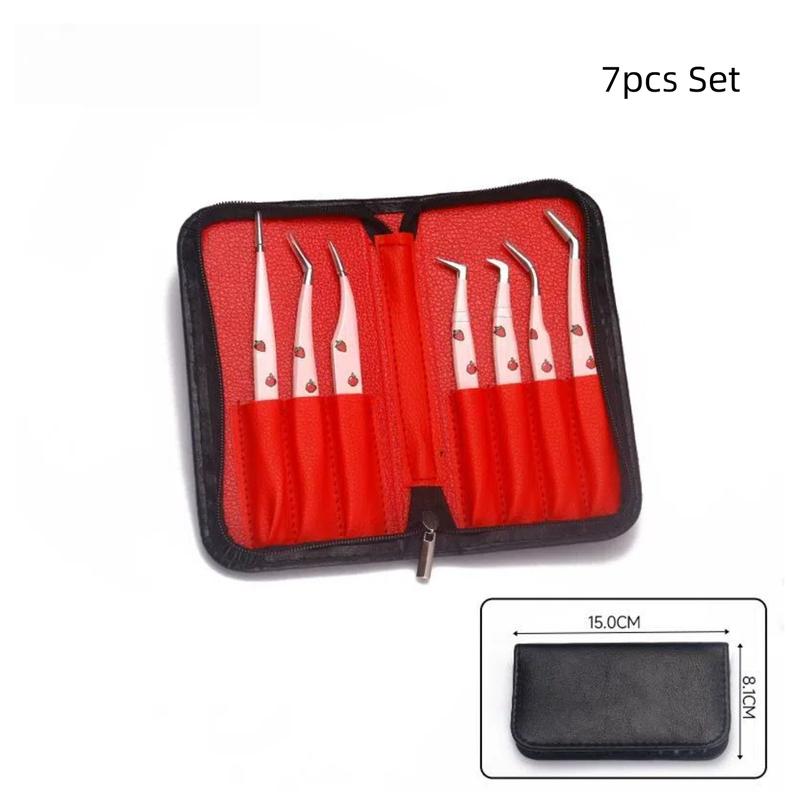 High-Precision False Eyelash Tweezers, High End EyeLash Extension Assistant Tool, Professional Makeup Artist Bloom Set