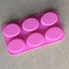 6 Large Oval Silicone Cake Mold Handmade Soap Mold Cold Soap Mold Scented Candle Mold Diy
