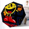 1pc Pac Man Gaming Automatic Open/Close Umbrella Compact Travel Umbrella, 8 Rib Heavy Duty, Perfect for Women & Men A0923168