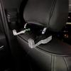 2pcs Diamond Crystal Car Seat Headrest Hanger Bag Hook Holder for Bag Purse Cloth  Auto Fastener Clip Bling Car Accessories