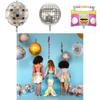 Grote discobal-heliumballonnen voor een schitterende nieuwjaarsfeestdecoratie in 2022.
