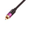 AmazonBasics 1pc RCA Audio Cable for Speaker with Gold Plated Plug Black Subwoofer/Amplifier/Active 10.6m