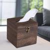 Wood Napkin Holder Treasure Box Design Tissue Case Living Room Decoration Tissue Box  Hotel