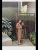 Women's Mid-Length Beige Wool Coat - 2024 Autumn/Winter Trend