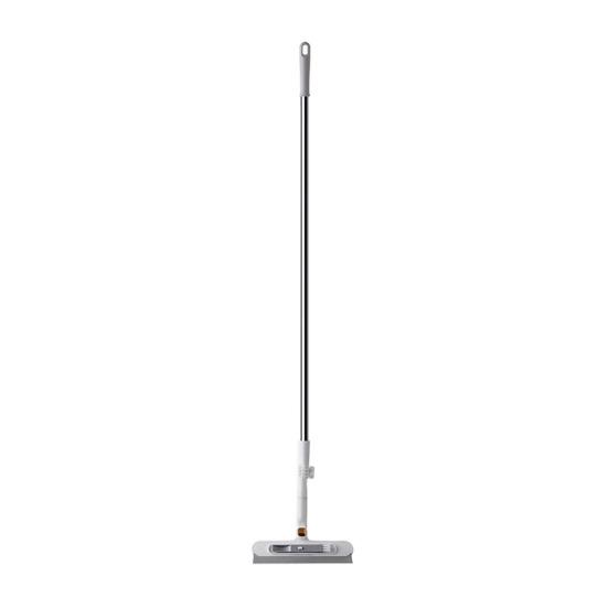 Glass Wiper with Flexible Corner Head 180-Degree Rotating Panel Double-Sided Scraper Built-in Brush Multi-angle Glass Cleaning Tool