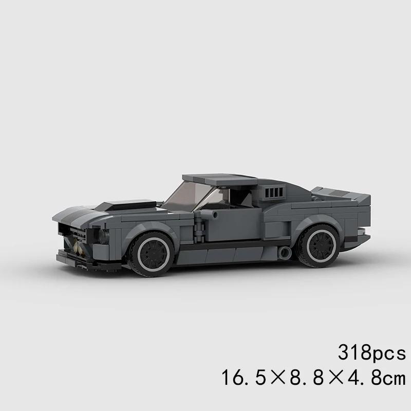 MOC Speed Super Race Car Vehicle Racing Model Building Blocks Bricks Rally Sport Pickup Truck Toy City Technical Christmas Gift