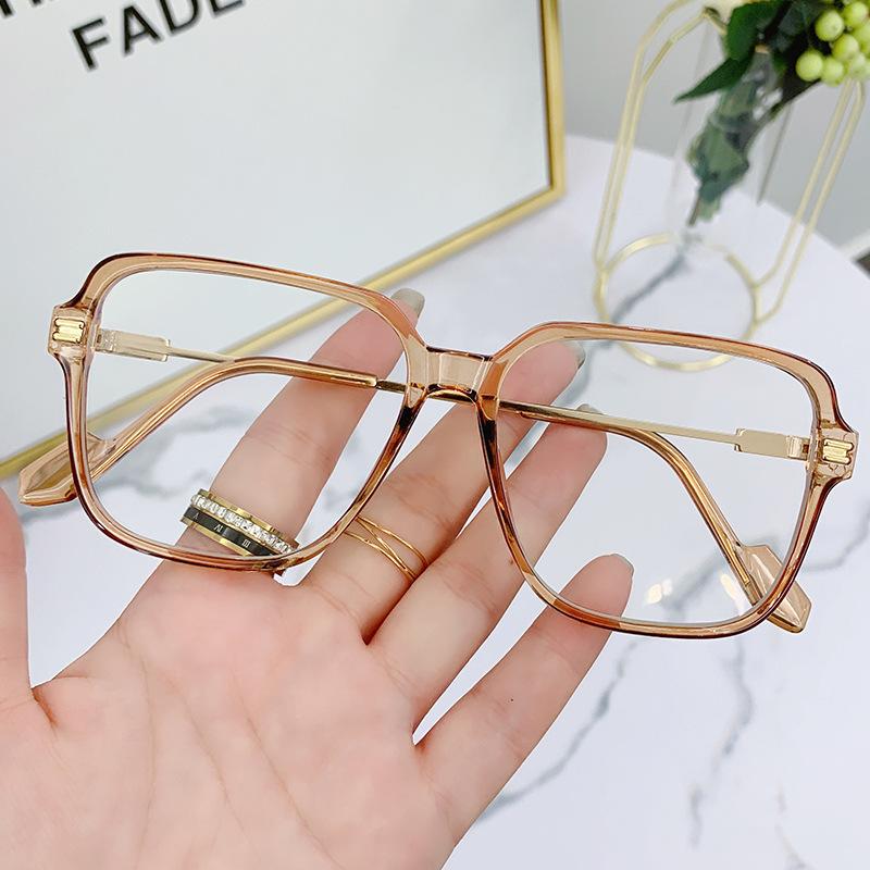 Square Computer Glasses Frame Women Men Anti Blue Light Rectangle Eyewear Blocking Optical Spectacle Eyeglasses for Male Female