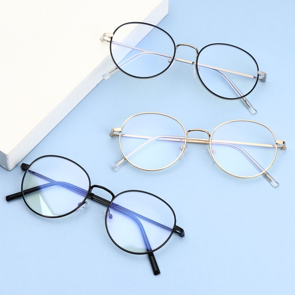 Eye Protection Computer Goggles Ultra Light Frame Oversized Eyeglasses Anti-Blue Light Glasses