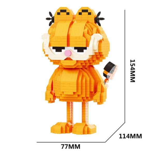 BALODY [Nanoblocks-Animation] BA Jolene Garfield BA, vegyes színek, népszerű koreai játékok
