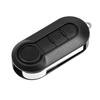 OcioDual 3-Button Folding Key Shell Compatible with Fiat 500 Punto Panda Doblò Fiorino Stilo Lancia Citroen Peugeot