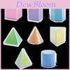 3d Geometry Math Model Kit For Middle School Cube And Rectangular Prism Unfolded Diagrams