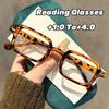 European and American Square Small Frame Anti Blue Light Reading Glasses Fashionable and Trendy Rice Nail Presbyopia Glasses