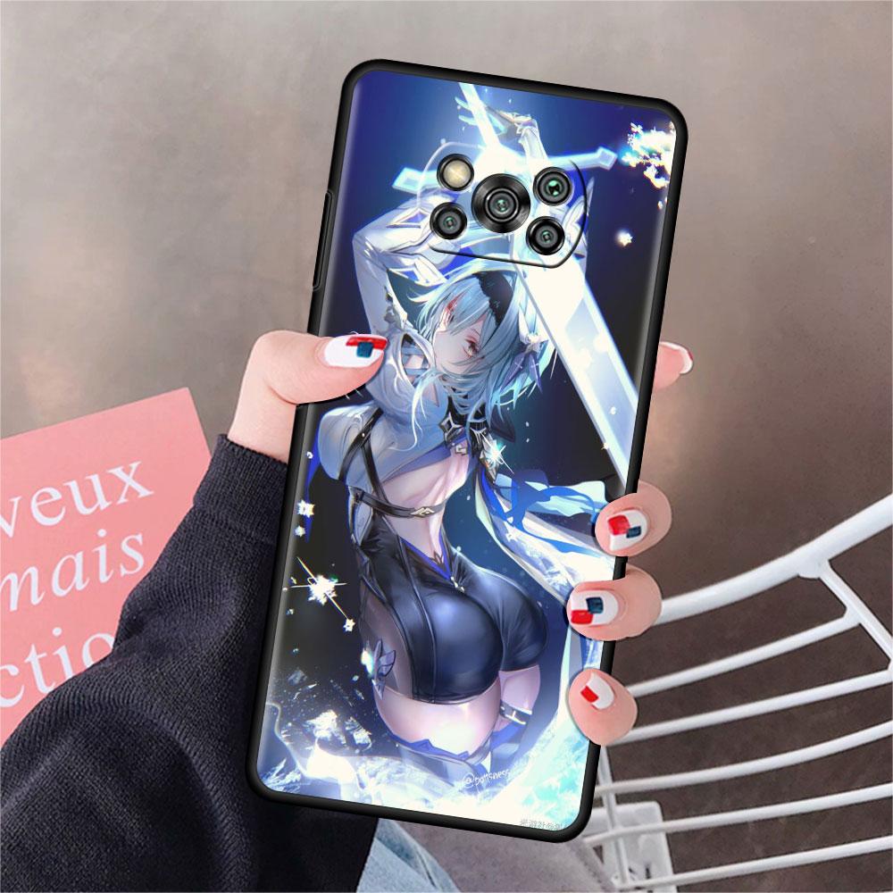 Case For Xiaomi Mi Poco X3 NFC X4 Pro F3 F4 GT M4 M3 F1 C40 11 Lite 11T Soft Silicone Funda Phone Cover Genshin Impact Game Capa