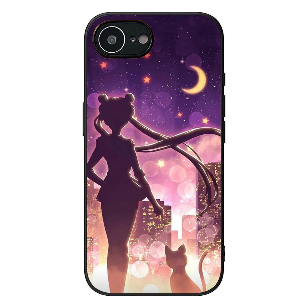 S-SailorS Anime Girl Moons Phone Case for Samsung Galaxy S25 Edge S24 S23 FE Plus Ultra A16 A15 A55 A57 5G Cover Casing