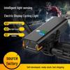 High-Brightness Mountain Bike Front Light with Horn and Induction Lighting