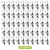 10/20Pcs Stainless Steel Curtain Clips With Hook Sturdy Durable Window Curtain Hook Clips Home Window Curtain Decor Accessories