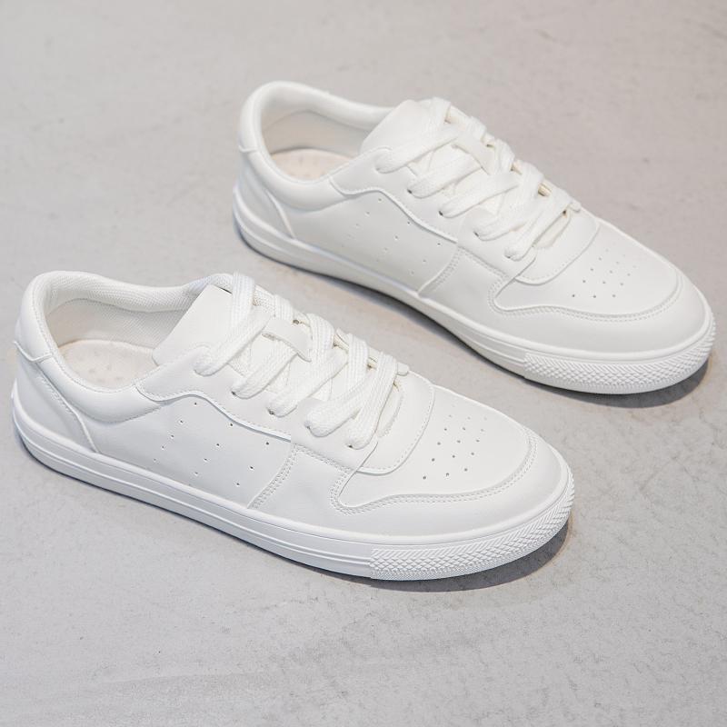 Maat 32-43 Witte skateboardschoenen voor dames, vrouwelijke studenten, sport, wandelen, reizen, casual sneakers, vrije tijd, platte schoenen