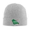 Saudi Arabia Flag Map Bonnet Hat Cool Knit Hat Unisex Women Unisex Adult Warm Winter Skullies Beanies Caps