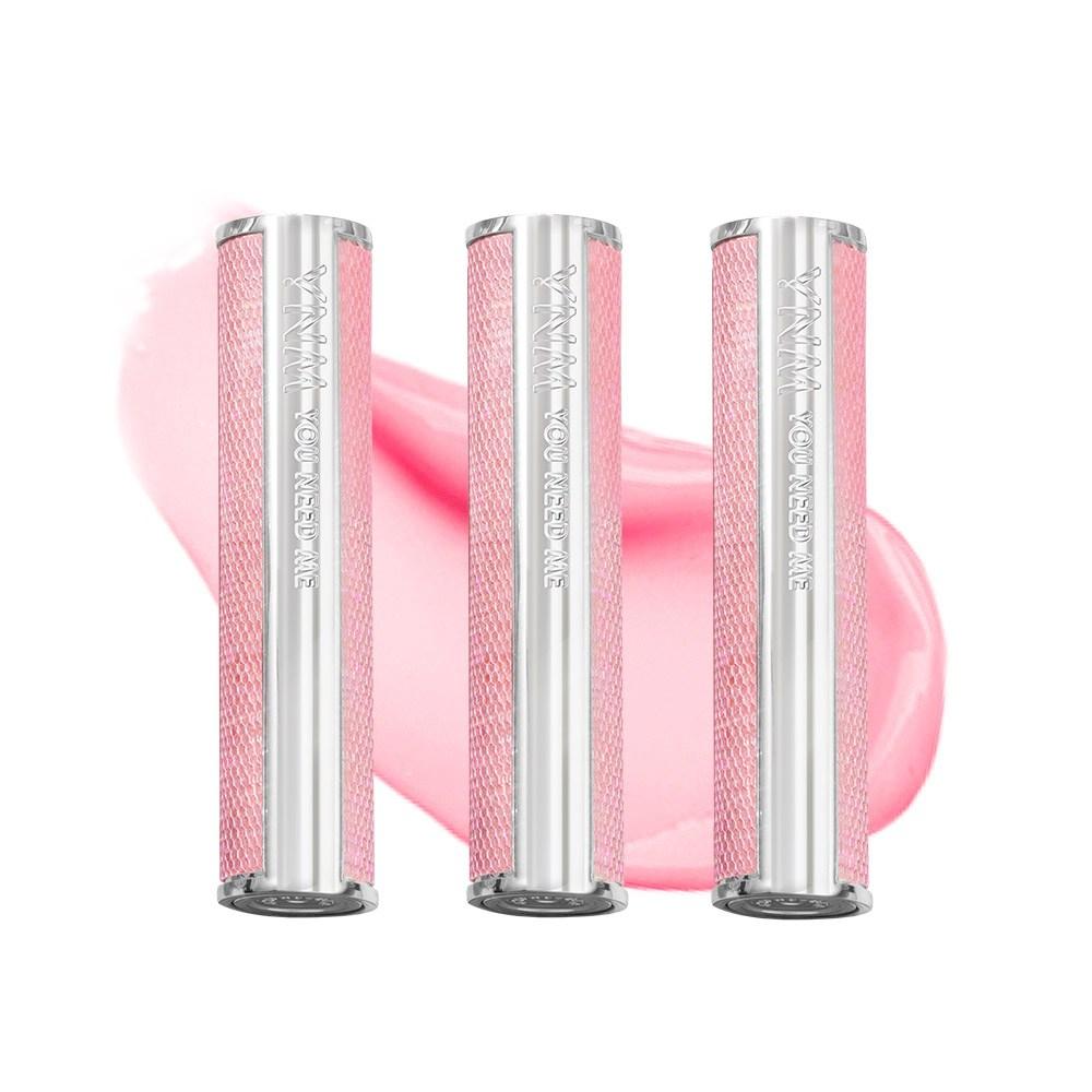 YNM Honey Lip Balm Set, 02 Candy Honey Lip Balm Light Pink, 3g, 3 Pieces