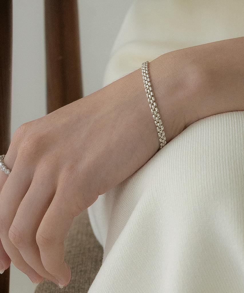 Mcel Silver Pure Grace Chain Bracelet