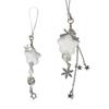 Flocking Snowflake Star Phone Charm Winter Themed Phone Decoration Suitable for Youthful Women and Holiday Enthusiasts
