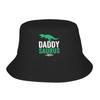 Unisex Daddy Saurus Rex Bucket Hat Portable FisherUnisex Hats Summer Classic Travel Hiking Caps Street Style Graphic Sun Hat