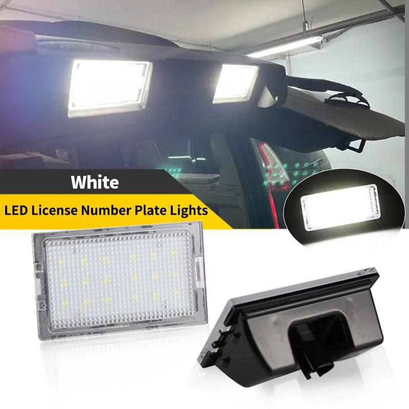 2PCS Bright White LED License Plate Light For Land Rover Discovery 3 4 Freelander 2/LR2 L359 Range Rover Sport L320 L319