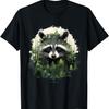 Raccoon Forest Art Animal Nature Portrait Motif Wildlife T-Shirt
