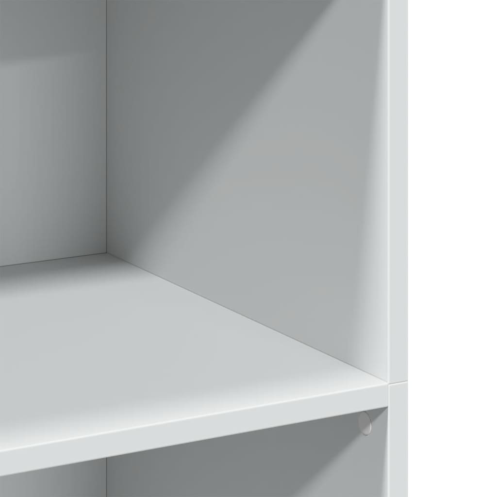 Credenza Bianca 70x41x124 cm Legno Ingegnerizzato