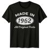 Hergestellt 1962 Herren T-Shirt 64. Geburtstag Geschenk Vintage sixtyfour Jähriger ein Unisex T-Shirt