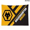 Wolverhampton Wanderers Wandkleed Esthetisch Wandkleed Bedrukt Stof Deken Decoratieve Wandkleden voor Slaapkamer Woonkamer Huisdecoratie
