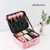 New Oxford Cloth Makeup Bag Large Capacity Travel Necessary Cosmetic Case Tattoo Nail And Makeup Handbag 3 Layer Toolbox