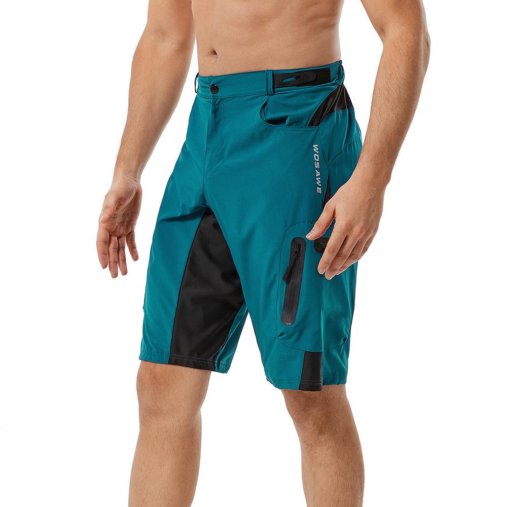 Wosawe Mountain Bike Shorts Men's Summer Cycling Shorts Breathable Outdoor Sports MTB Short Trousers Casual Running Shorts