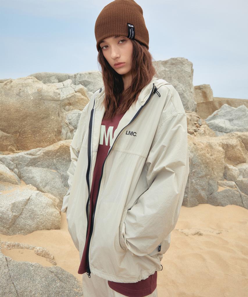 LMC Label Short Beanie Brown