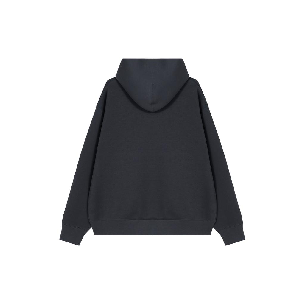 Nike Sudadera Tech Reimagined Knit, suave, cómoda y de manga larga, para hombre, color negro carbón FZ0745060