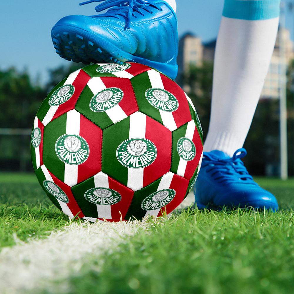 Balón de Fútbol Palmeiras Temático Talla 5, Adecuado para Partidos Tanto en Interiores como en Exteriores, un Regalo Adecuado para Todos.