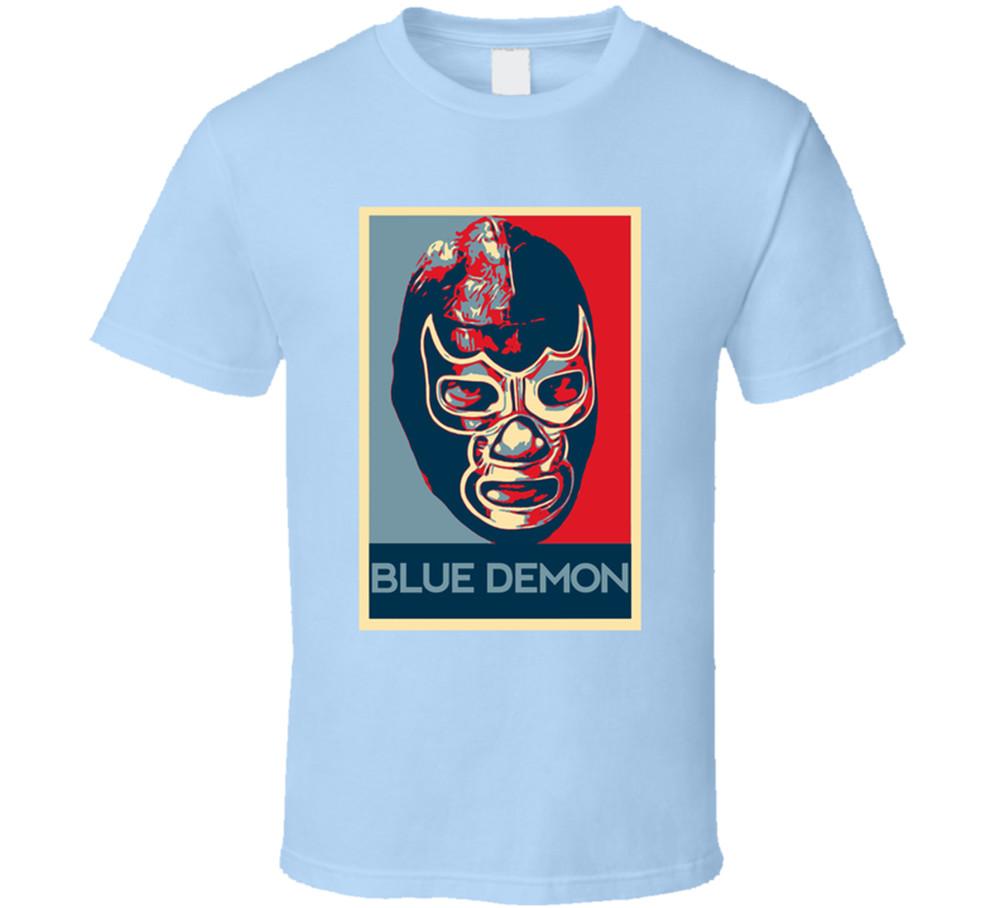 Wrestling Wrestler El Luchador Hope Blue Demon Fight Sport Fan T Shirt Gift New