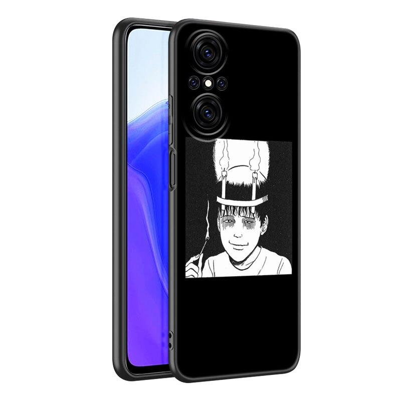 Junji Ito Terror Horror Anime Phone Case For Huawei Honor 60 50 Mate 40 30 20 10 Lite Nova 9 8 Pro 7 SE Y60 30S 8i 7i 5T Cover