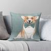 Welsh Corgi Dog Pillowcase Polyester Linen Velvet Printed Zip Decorative Pillow Case Sofa Cushion Case 45X45