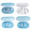 Flexible Silicone Swim Nose Plugs Waterproof Pool Nose Plug with Storage Box for Beginner Swim Training Equipment