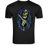 Zwarte Zeis Mes T-shirt - Donkere Dood Grafisch T-shirt