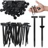 150 Pcs Multifunctional Universal Cable Tie Buckle, Heavy Duty Self-Locking Zip Ties Holder, Snap-Fit Nylon Fastening Clip For Car Repairs, Wire