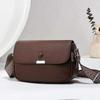 Solid Color Messenger Bag Versatile High Value Fashion Trend Women's Bag High Sense Large Capacity Shoulder Bag Bags