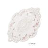 Kitchen Accessories Lace Embroidered Coaster Napkin Table Cover Lace Tablecloth Coffee Drink Pad