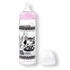 LittleForBig Erwachsenenflasche 450ml Große Kapazität (Die freche Bella die Musikerin) Weithals-Design Silikon-Nippel mit Staubkappe Glas Babyflasche Schwarz