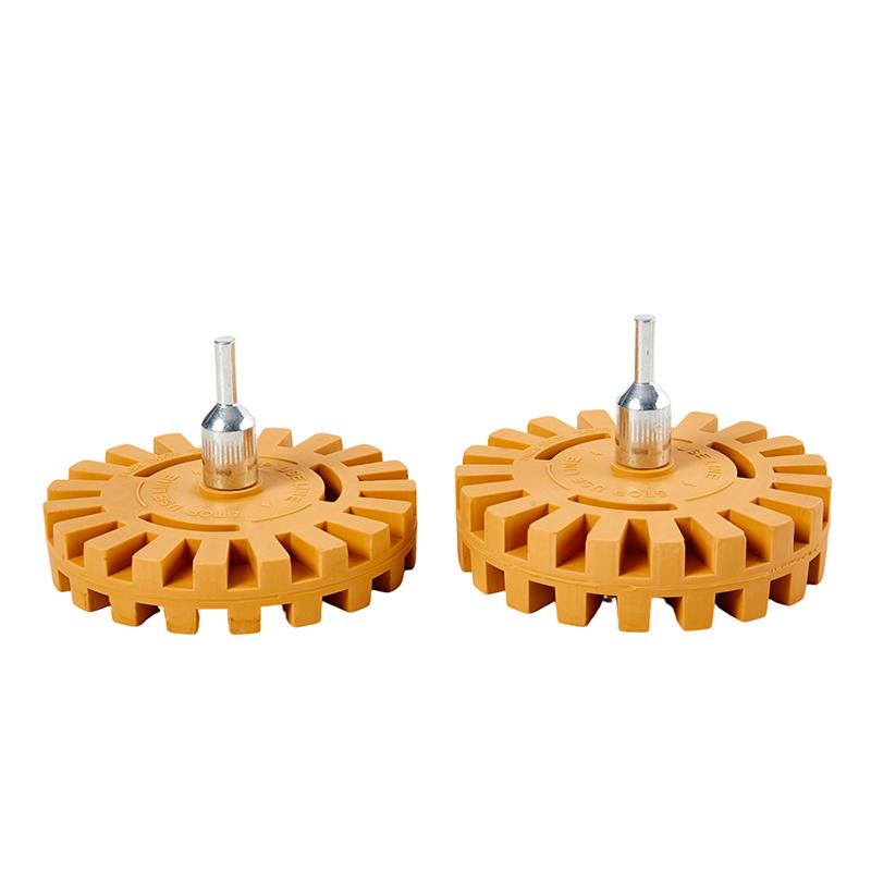 8/10Cm Car Pneumatic Rubber Wheel Eraser Car Sticker Paint Clean Auxiliary Tool
