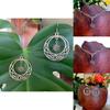 Silver Snowdrop Celtic Love Pendant Necklace With Geometric Design For Women