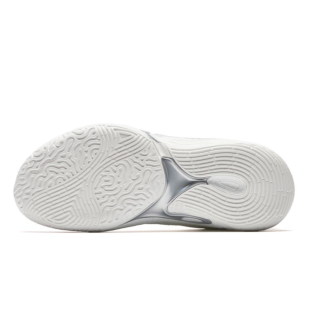 Anta Cushioning Slip Resistant Low top Basketball Shoes Men's Papyrus White Sneakers 912521109-1