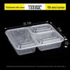 Deshangyuan Disposable 3-Compartment Meal Boxes